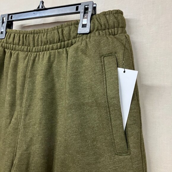 Goodfellow & Co Men's Small Green Heavyweight Fleece Jogger Pants Elastic Waist - Picture 5 of 13